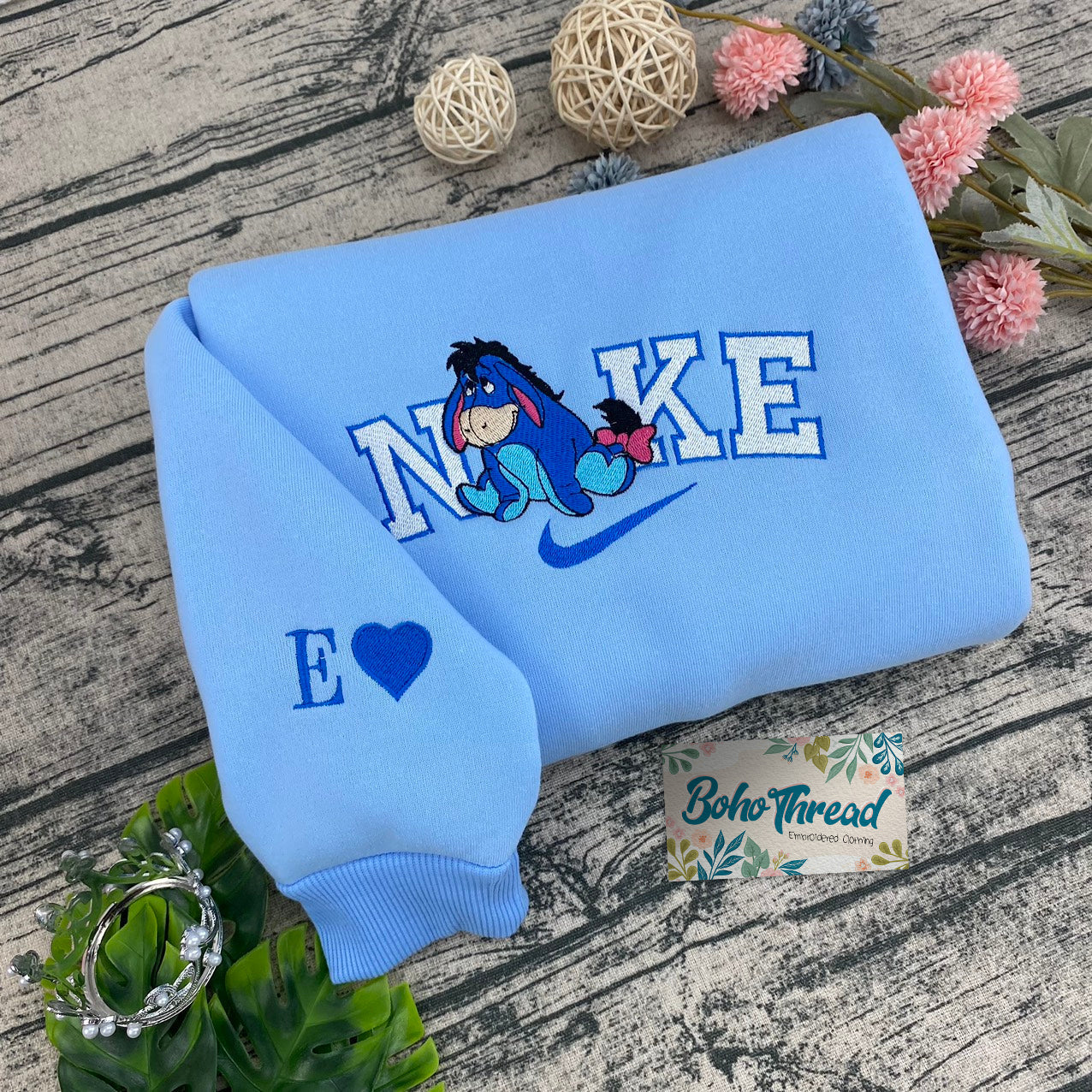 Winnie the Pooh & Friends Embroidered Couple Sweatshirts, Hoodies & T-shirts