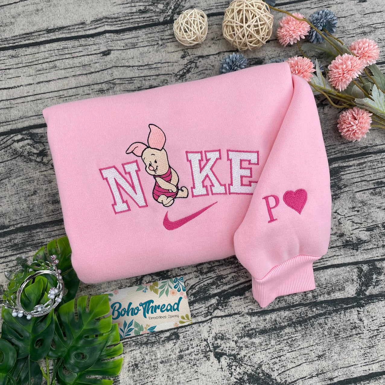 Winnie the Pooh & Friends Embroidered Couple Sweatshirts, Hoodies & T-shirts