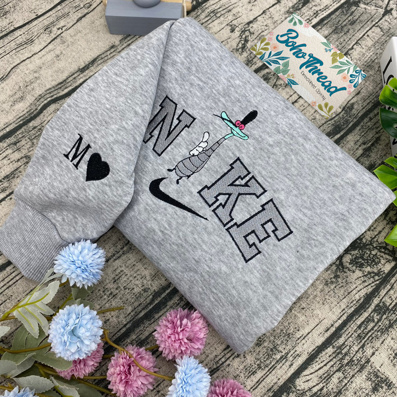 Oggy and the Cockroaches Embroidered Best Friend Sweatshirts, Hoodies & T-shirts