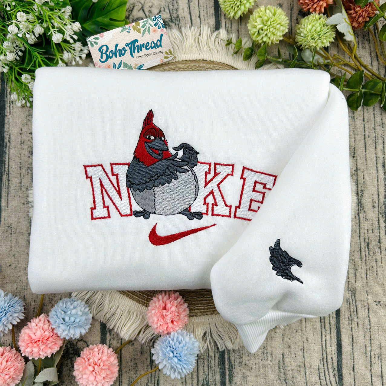 Rio Movie Blu, Jewel & Friends Embroidered Couple Sweatshirts, Hoodies & T-shirts