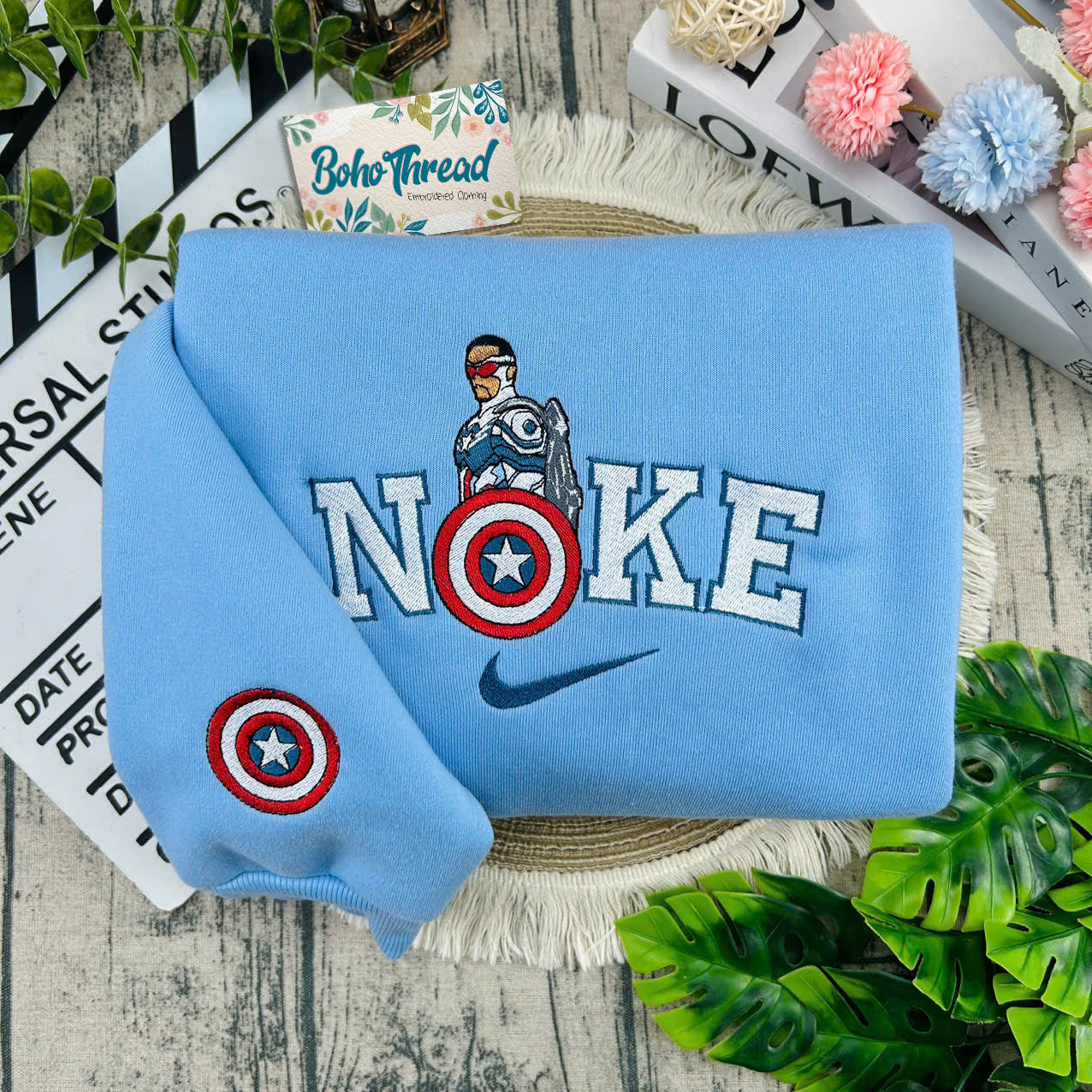 Captain America & Hulk Embroidered Couple Sweatshirts, Hoodies & T-shirts | Marvel Fan Gift