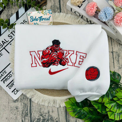 Captain America & Hulk Embroidered Couple Sweatshirts, Hoodies & T-shirts | Marvel Fan Gift