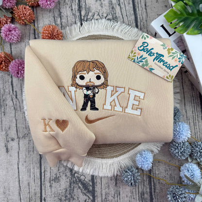 Funko Pop Style Rocker & Blonde Embroidered Couple Sweatshirts, Hoodies & T-shirts