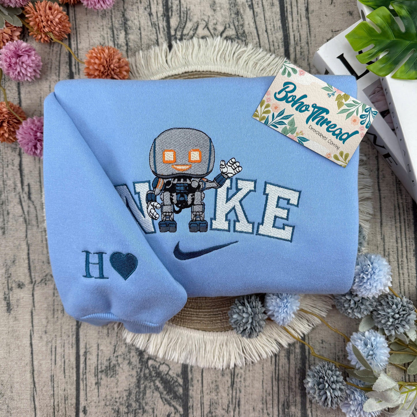 Funko Pop Style Rocker & Blonde Embroidered Couple Sweatshirts, Hoodies & T-shirts