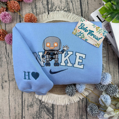 Funko Pop Style Rocker & Blonde Embroidered Couple Sweatshirts, Hoodies & T-shirts