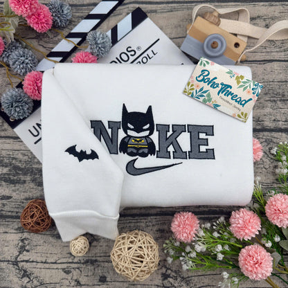 Hello Kitty & Batman Embroidered Couple Sweatshirts, Hoodies & T-shirts | Unique Duo