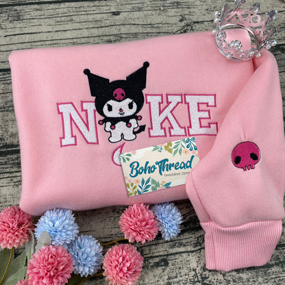 Sanrio Kuromi & Cinnamoroll Embroidered Couple Sweatshirts, Hoodies & T-shirts