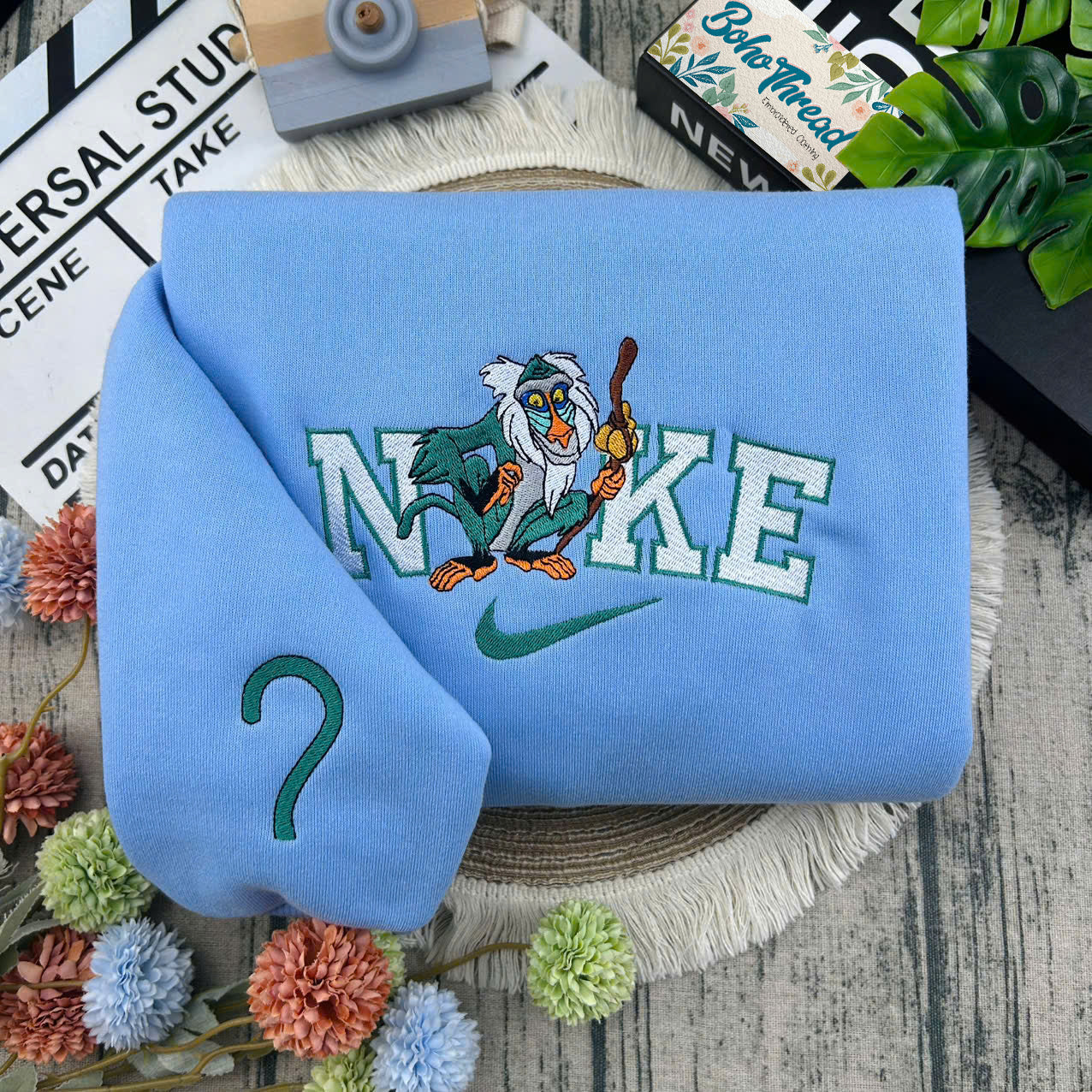 The Lion King Simba, Timon & Pumbaa Embroidered Couple Sweatshirts, Hoodies & T-shirts