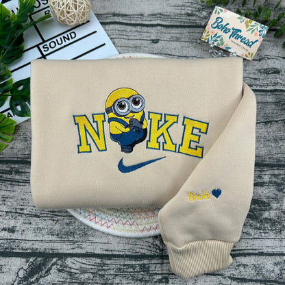 Minions & Gru Embroidered Couple Sweatshirts, Hoodies & T-shirts | Despicable Me Fan Gift