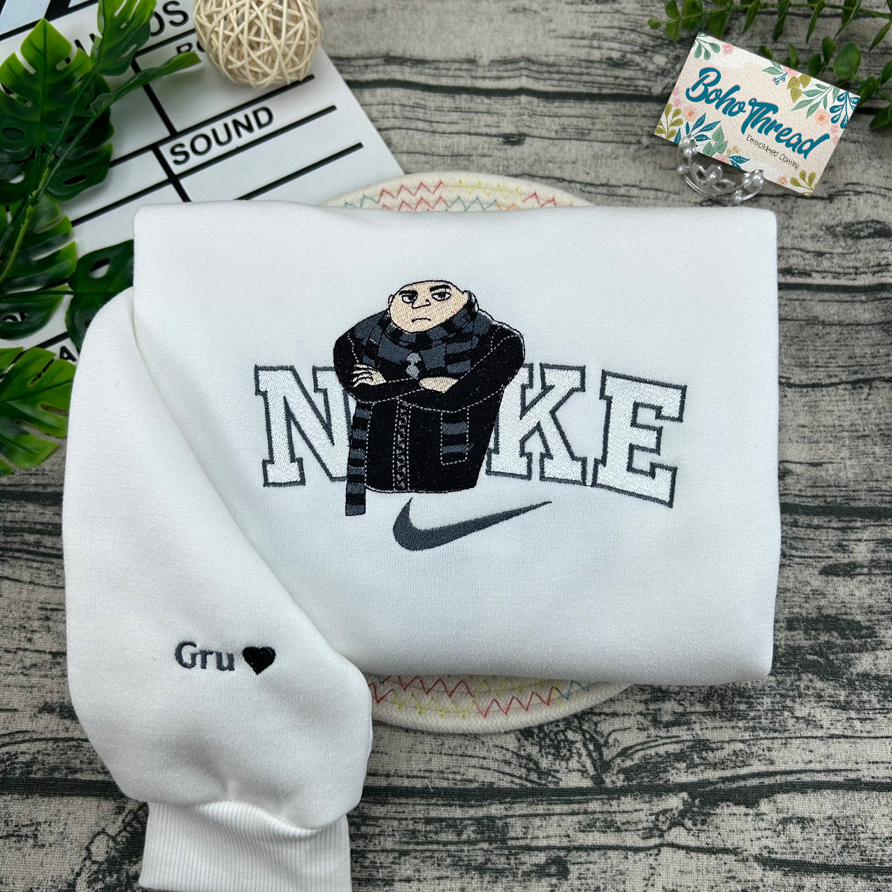Minions & Gru Embroidered Couple Sweatshirts, Hoodies & T-shirts | Despicable Me Fan Gift