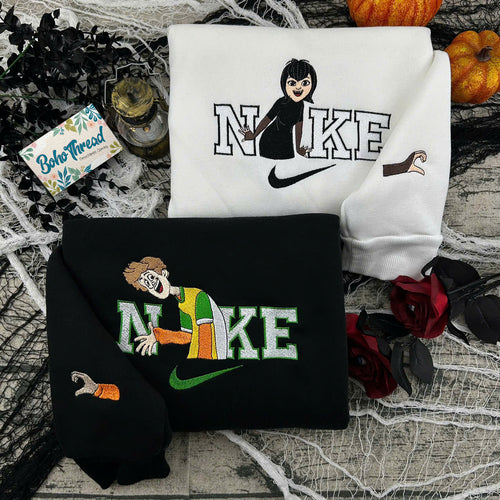 Hotel Transylvania Mavis & Johnny Embroidered Couple Sweatshirts, Hoodies & T-shirts