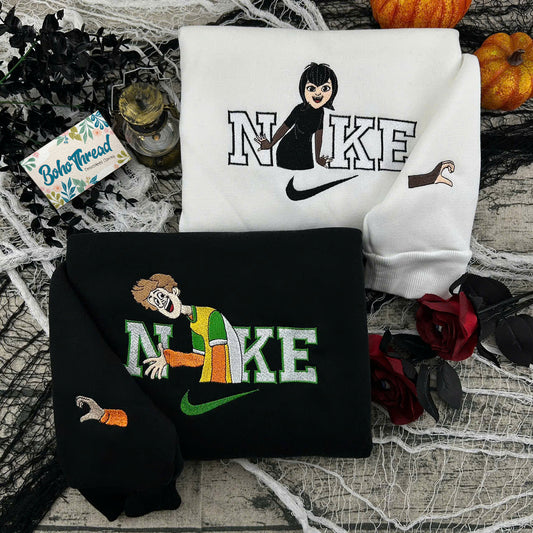 Hotel Transylvania Mavis & Johnny Embroidered Couple Sweatshirts, Hoodies & T-shirts