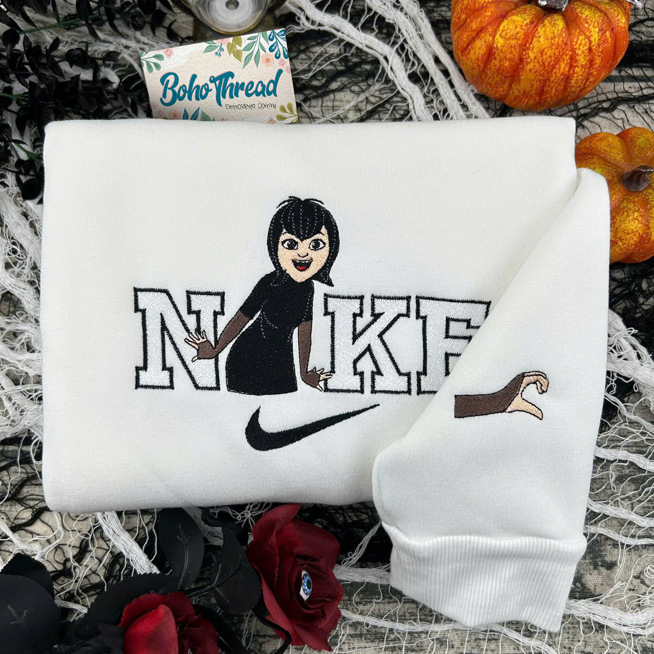 Hotel Transylvania Mavis & Johnny Embroidered Couple Sweatshirts, Hoodies & T-shirts