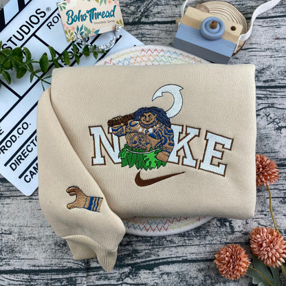 Disney Moana & Maui Embroidered Couple Sweatshirts, Hoodies & T-shirts