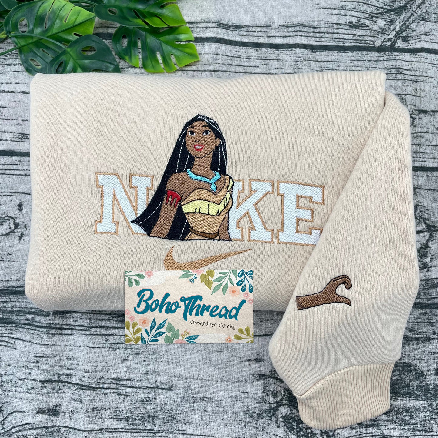 Disney Inspired Embroidered Sweatshirt, Hoodie, T-Shirt – Pocahontas & John Smith Couple Outfits