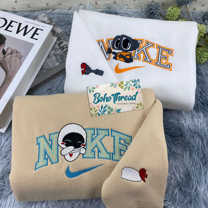 Personalized Embroidered Sweatshirt, Hoodie, T-Shirt – Walle & Eve Design Gift